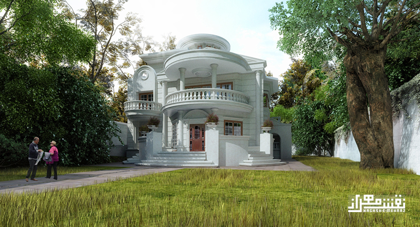 طراحی ویلای آقای میرعسگری به سبک کلاسیک در انزلی